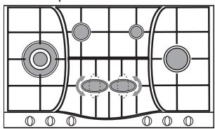 Diagram of a Go board with numbered positions and shaded stones, likely for tactical play or movement analysis.
