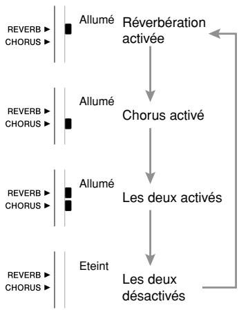 CASIO LK-300TV - Utilisation d'effets acoustiques - 2