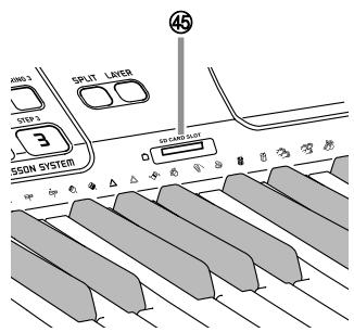 CASIO LK-300TV - *1 Fixation du pupitre - 2