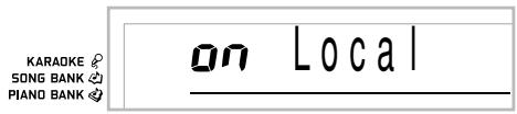 CASIO LK-300TV - LOCAL CONTROL (Défaut: On - En service) - 1