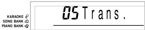 CASIO LK-300TV - Pour transposer le clavier - 1