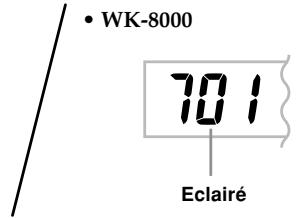 CASIO WK-3300 - Pour titrer une sonorité personnalisée et la mémoriser - 2