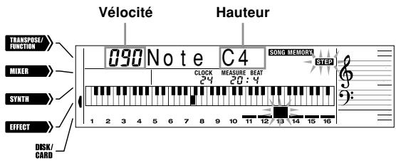 CASIO WK-3300 - Pour éditer le contenu de la mémoire - 2