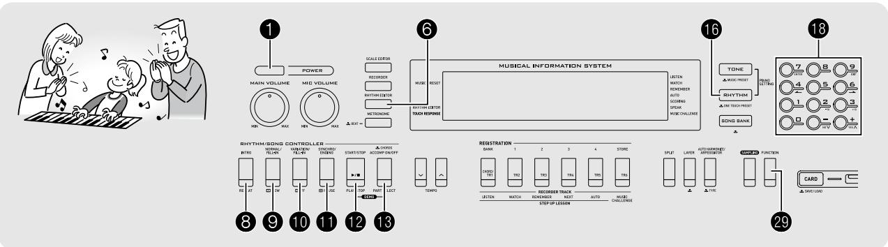 CASIO WK-500 - l'autoharmonisation en service. - 2