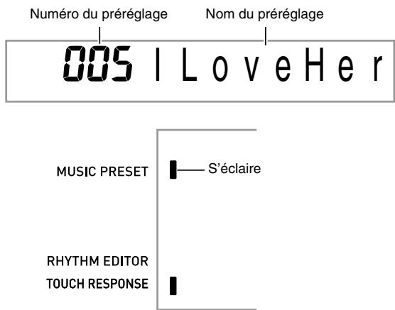 CASIO WK-500 - Appuyez sur ⑤ jusqu'à ce que le témoin suivant apparaissé à l'écran. - 1