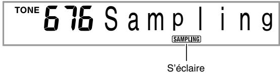 CASIO WK-500 - Fournissez le son de l'autre apparéil. Si vous utilisez un microphone, dirigez le son vers le microphone. - 1