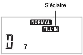 CASIO LK-230 - Pendant qu'un motif normal est joué, appuyez sur ③. - 1