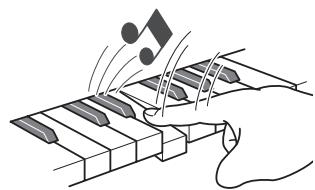 CASIO LK-230 - La souplesse d'un piano acoustique - 1