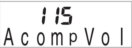 CASIO LK-230 - Réglage du volume de l'accompagnement - 1