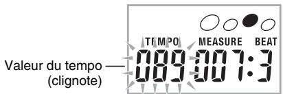 CASIO LK-230 - Changement du tempo du métronome - 1