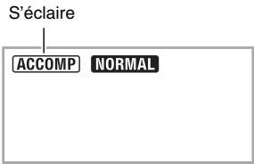 CASIO LK-230 - Activez la partie rythme de l'accompagnement automatique. - 1