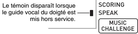 CASIO LK-230 - Mise hors service du guide vocal du doigté - 2