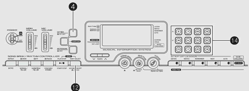 CASIO LK-230 - Jouez un accord sur le clavier. - 2