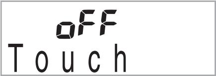 CASIO LK-230 - Changement de sensibilité de la réponse au toucher - 1