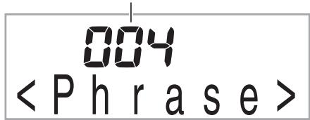 CASIO LK-230 - Appuyez sur ④ (ou ⑨) pour avancer d'une phrase ou sur ③ pour reculer d'une phrase. - 1