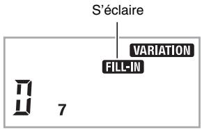 CASIO LK-230 - Insertion dans une variation - 1