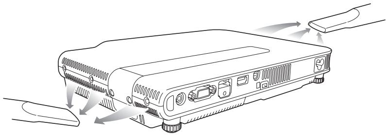 CASIO XJ-A141,  XJ-A146,  XJ-A241,  XJ-A246,  XJ-A251,  XJ-A256 - Nettoyage des entrées et sorties d'air - 1