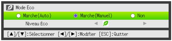 CASIO XJ-A141,  XJ-A146,  XJ-A241,  XJ-A246,  XJ-A251,  XJ-A256 - Appuyez sur la touche [ECO] - 1