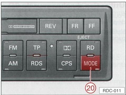 AUDI CONCERT - Mode radio - 1