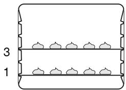 FAGOR CFF-964CI - EFFECTUEZ UN PRECHAUFFAGE AVANT D'ENFOURNER LES PLATS - 1