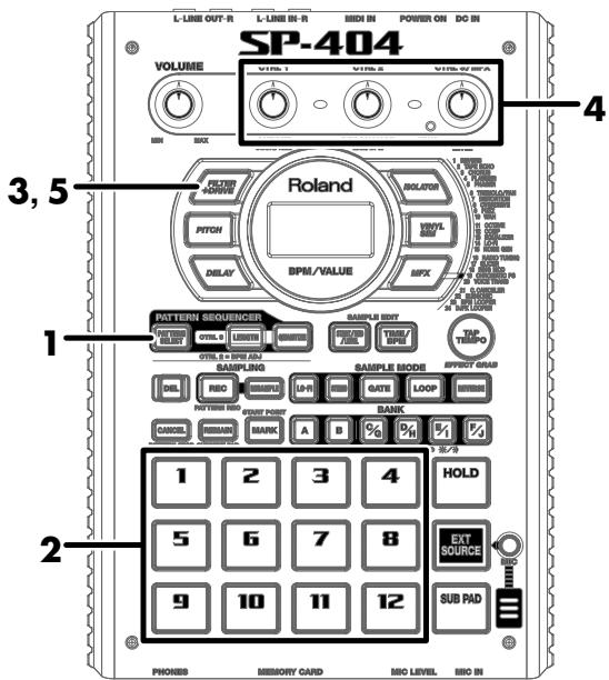 ROLAND SP404 - Ajout d'effets aux échantillons - 1