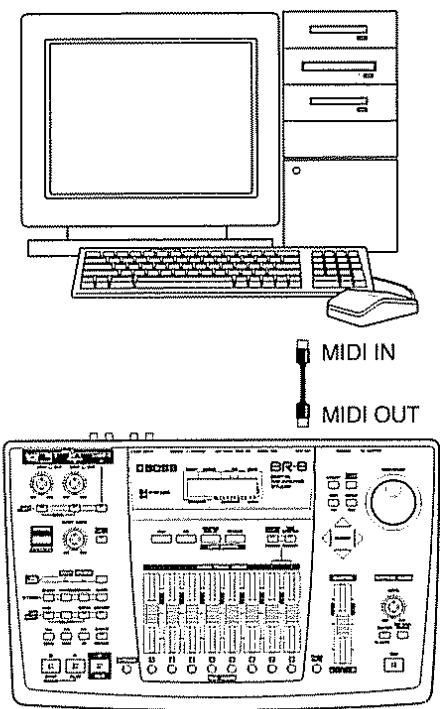 ROLAND BR-8 - Pilotage d'un apparéil compatible MMC depuis le BR-8 - 1