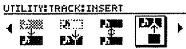 ROLAND BR-8 - Insertion d'un blanc dans une interprétation — Track Insert - 3