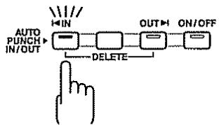 ROLAND BR-8 - Mémorisation du point de Punch-in. - 1
