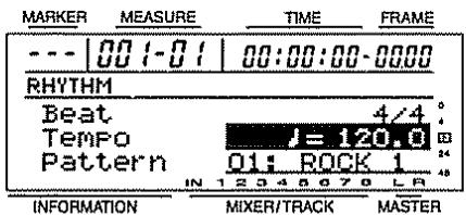 ROLAND BR-8 - Changement de tempo - 1