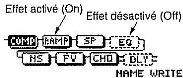 ROLAND BR-8 - Modification des réglages d'effet par insertion - 5