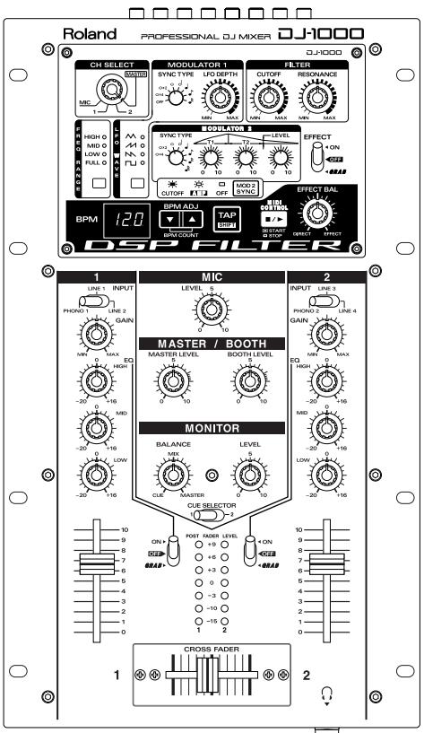 ROLAND DJ-1000 - Principales caractéristiques - 1