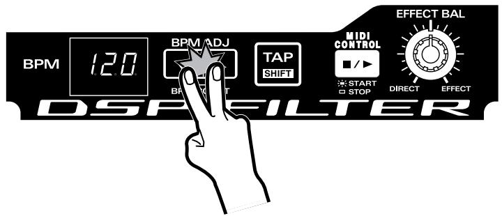 ROLAND DJ-1000 - Détction automatique (BPM COUNT) - 1