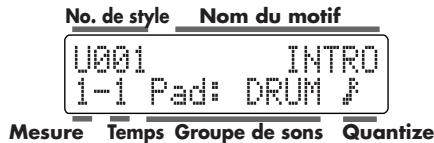 ROLAND DR-3 - Ecran d'enregistrement en temps réel - 1
