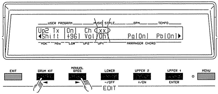 ROLAND E-70 - MODIFICATION DES PARAMETRES MIDI - 7