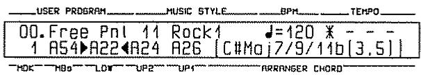 ROLAND E-70 - Example: To select Tone A 22 - 2