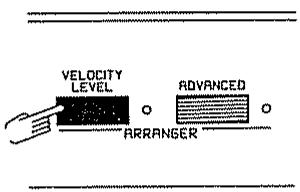 ROLAND E-70 - ARRANGER - VELOCITY LEVEL - 2