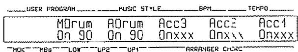 ROLAND E-70 - ACCOMPANIMENT BALANCE - 8