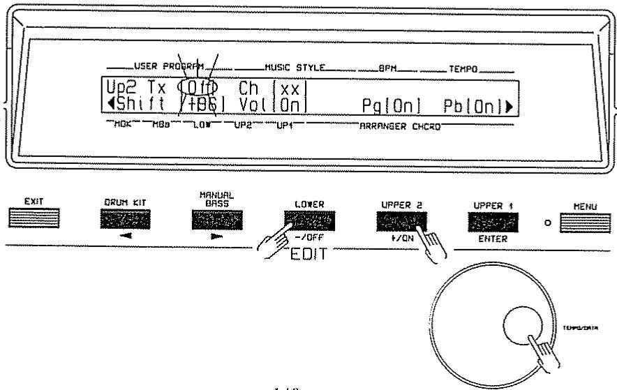 ROLAND E-70 - MODIFICATION DES PARAMETRES MIDI - 6
