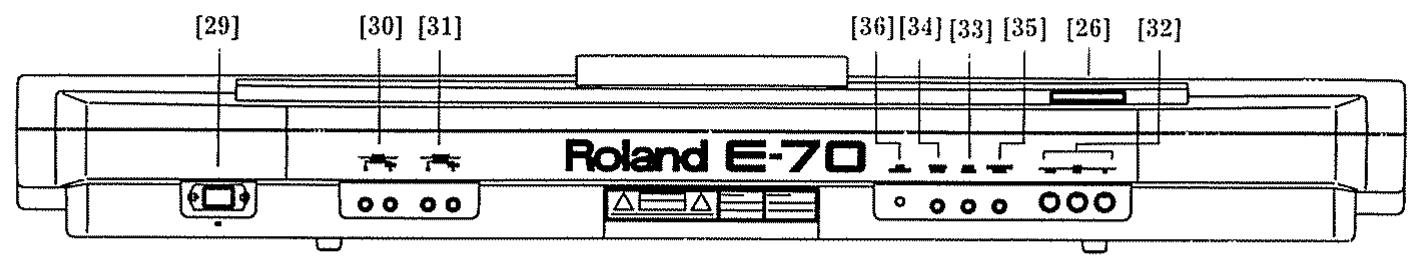 ROLAND E-70 - Options: - 2