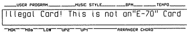 ROLAND E-70 - LOAD ERRORS - 1