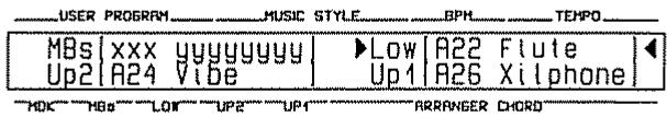 ROLAND E-70 - Example: To select Tone A 22 - 1
