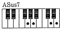 ROLAND E-70 - - Accords avec quarte suspendue (Sus) - 18