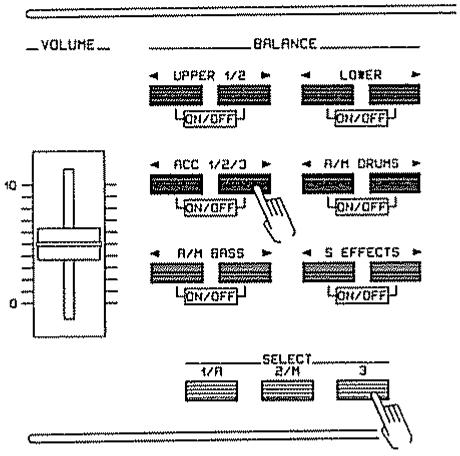 ROLAND E-70 - ACCOMPANIMENT BALANCE - 5