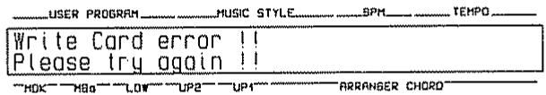 ROLAND E-70 - WRITE ERRORS - 10