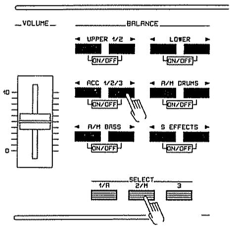 ROLAND E-70 - ACCOMPANIMENT BALANCE - 3