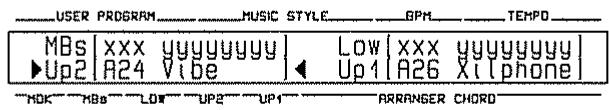 ROLAND E-70 - UPPER 2 TONE SELECT - 2