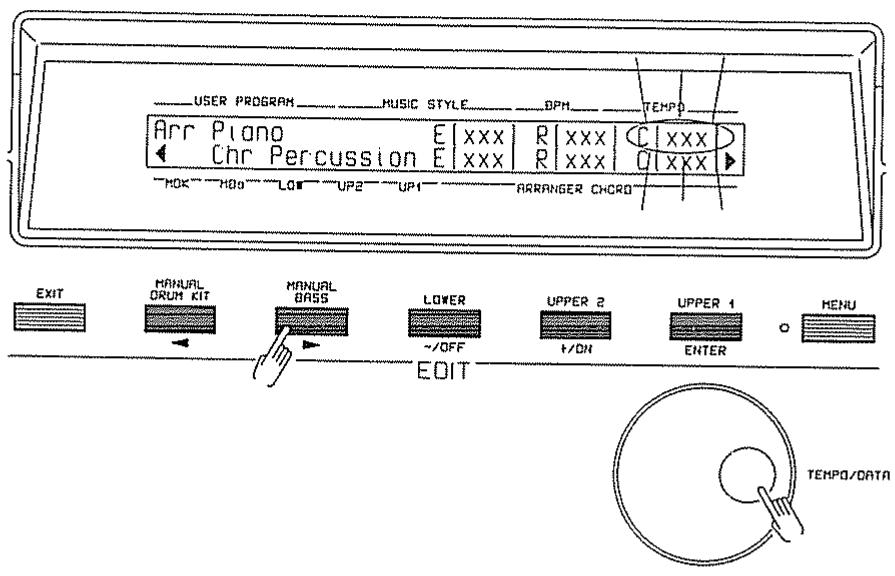 ROLAND E-70 - Configuration du Chorus pour la Famille Piano. - 5