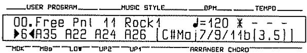 ROLAND E-70 - Example: To select Tone A 35 - 3