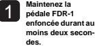 ROLAND FDR-1 - Régler la vitesse du vibrato quand l'effet est coupé (témoin CHECK: éteint) - 6