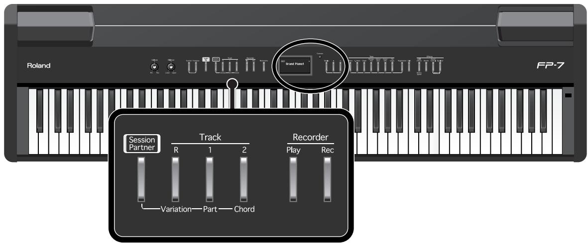 ROLAND FP-7 - Enregistrer une série d'accords - 1